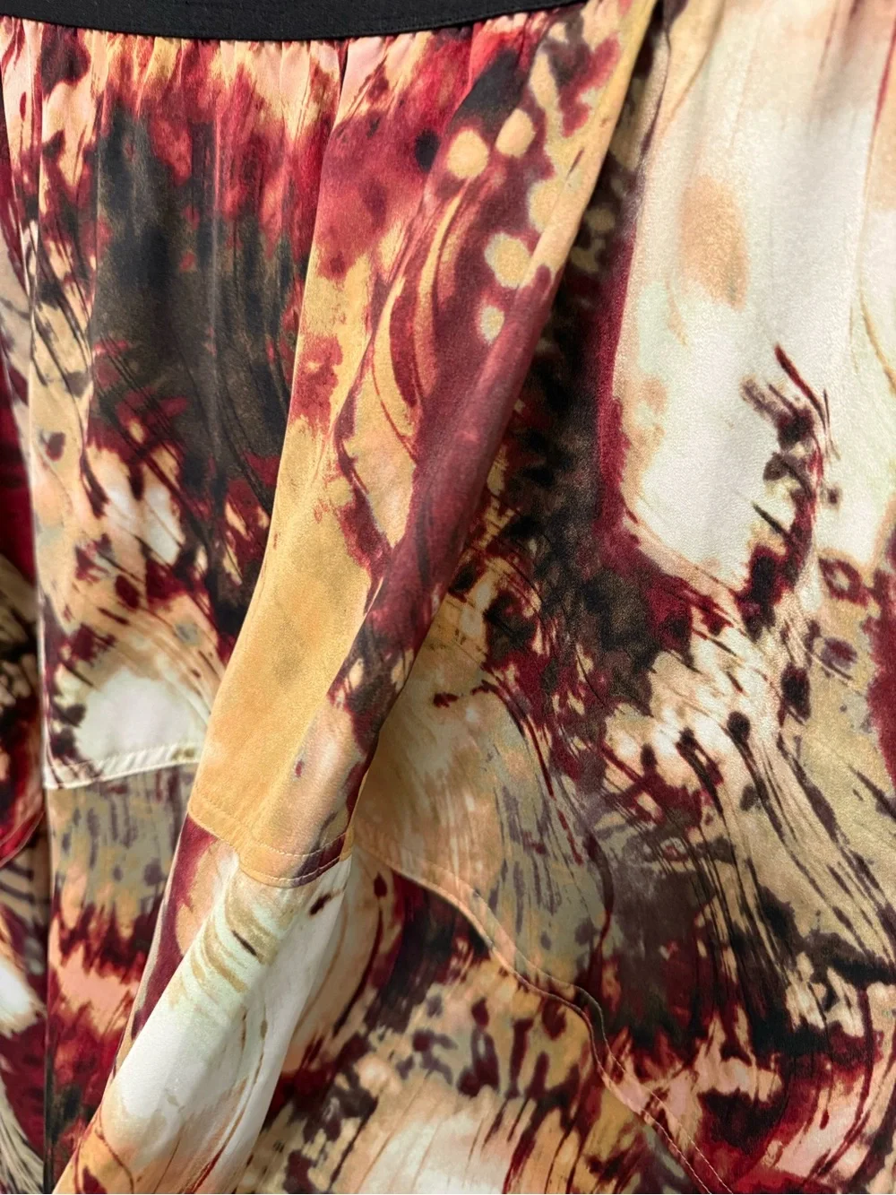 Simply Vera Vera Wang Skirt XL Abstract Print Midi New With Tag - XL